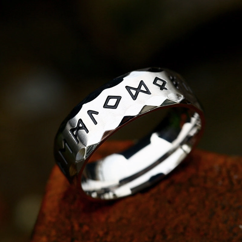 Wholesale Stainless Steel Vintage Simple Rings