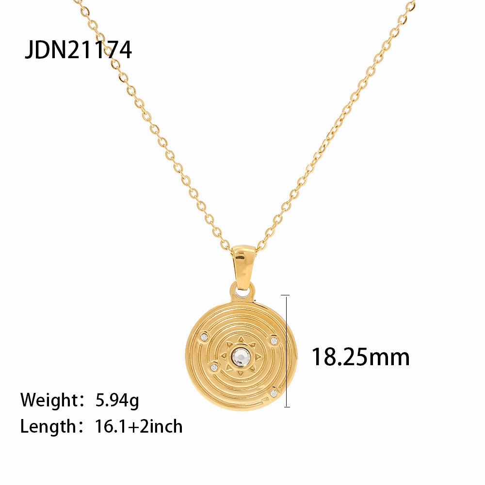 Wholesale Stainless Steel Vintage Twist Necklaces