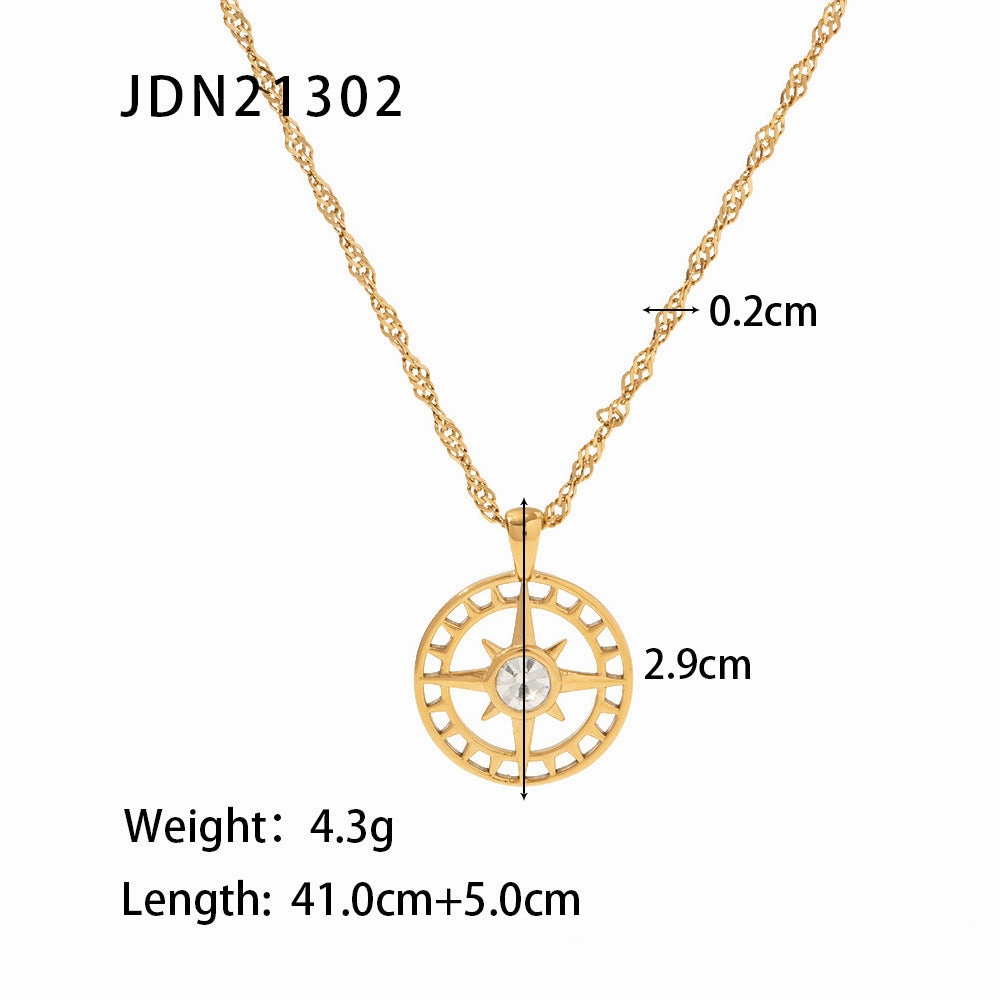 Wholesale Stainless Steel Vintage Twist Necklaces