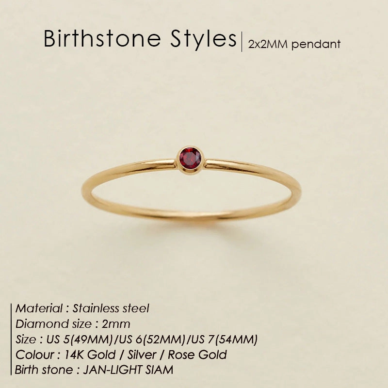 Wholesale Stainless Steel Zircon Ring