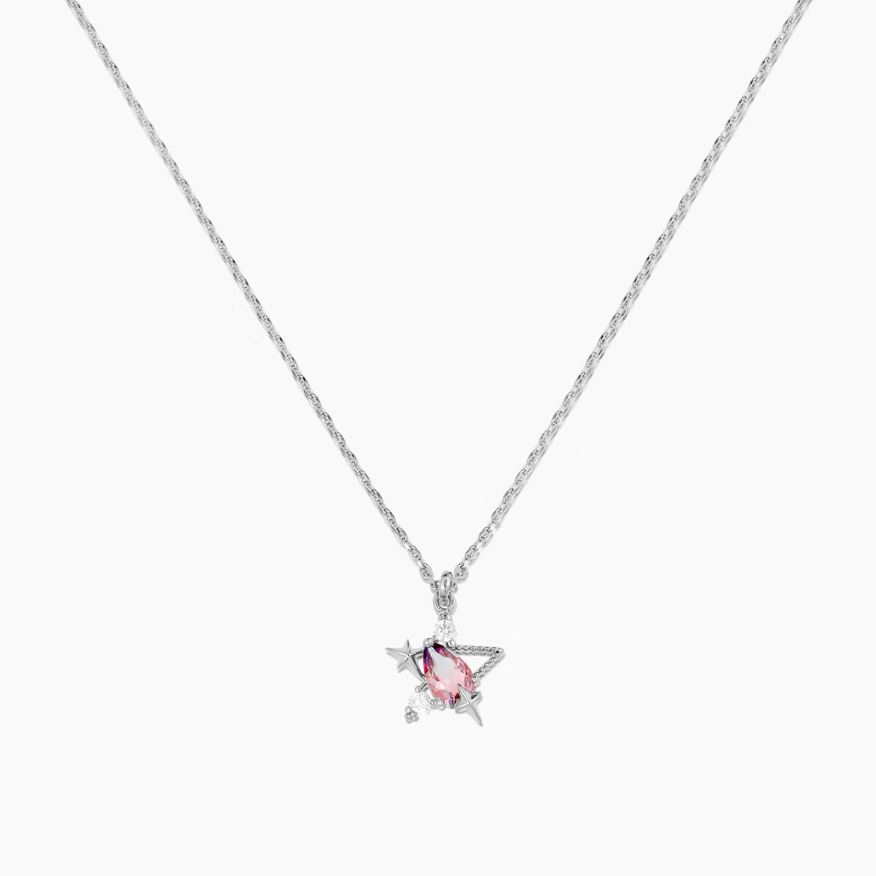 Wholesale Star and Moon Element 18K Gold Preserved Color Necklaces