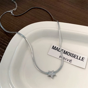 Wholesale Star Snake Alloy Necklaces
