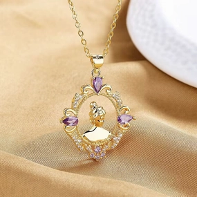 Wholesale Statue of Liberty Crystal Stone Necklaces