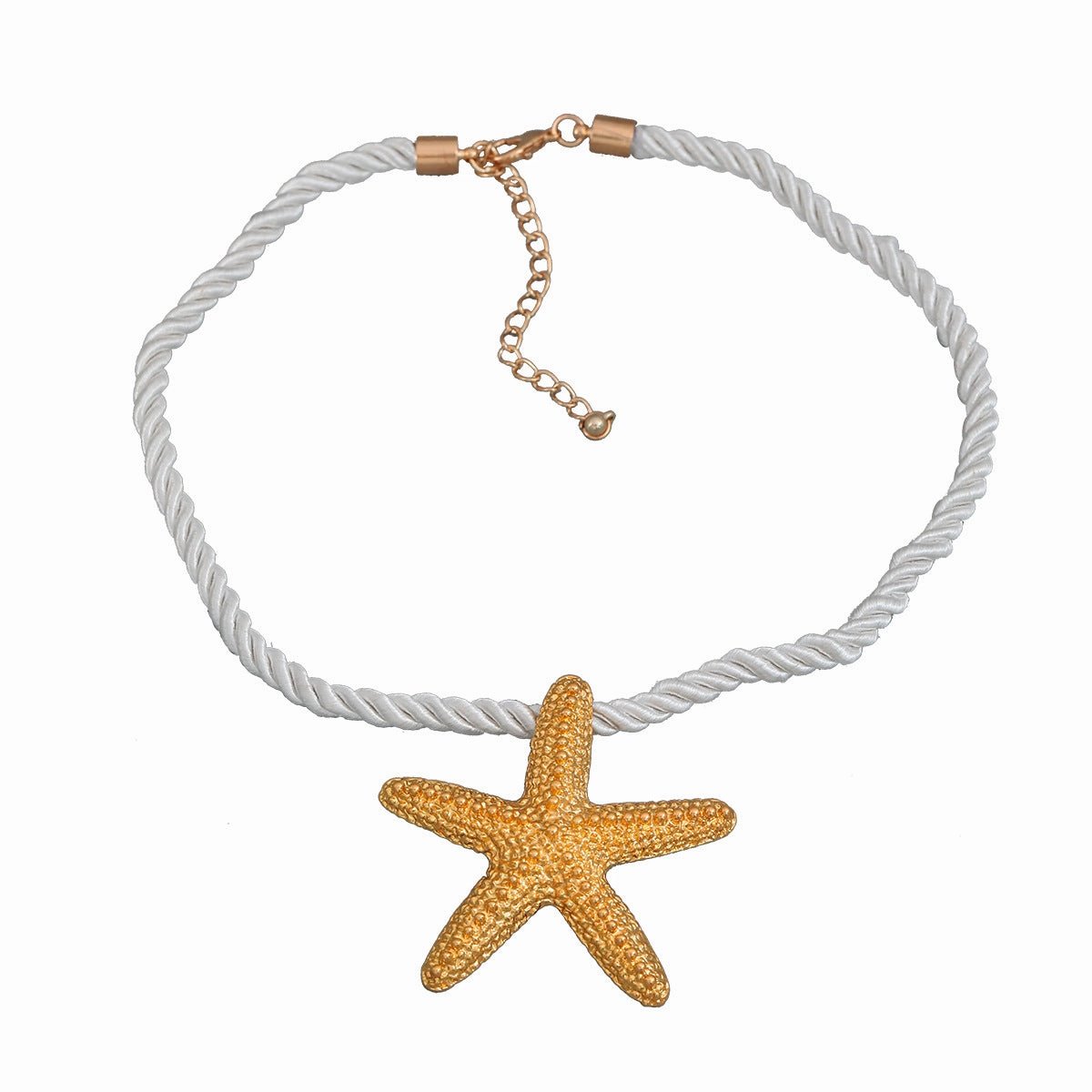 Wholesale Summer Starfish Alloy Necklaces