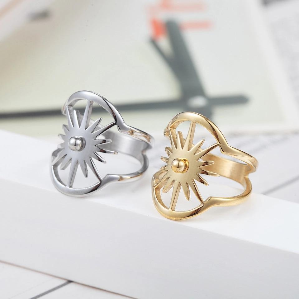 Wholesale Sun Evil Force Titanium Steel Ring