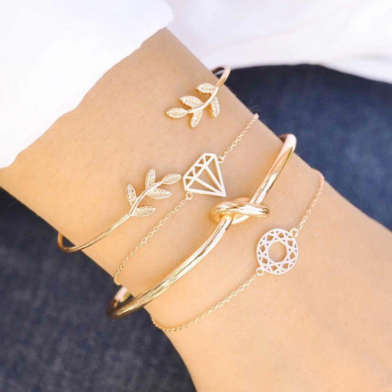 Wholesale Tassel Alphabet Beaded Turtle Woven Alloy Bracelet