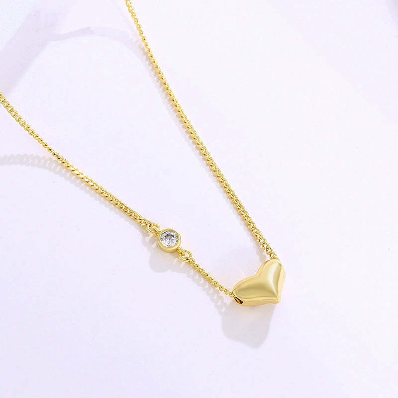 Wholesale Three-dimensional Heart Necklace OLY-NE-XP005