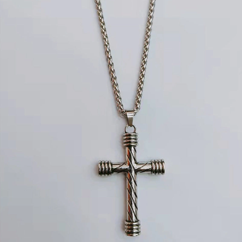 Wholesale Titanium Steel Cross Necklace