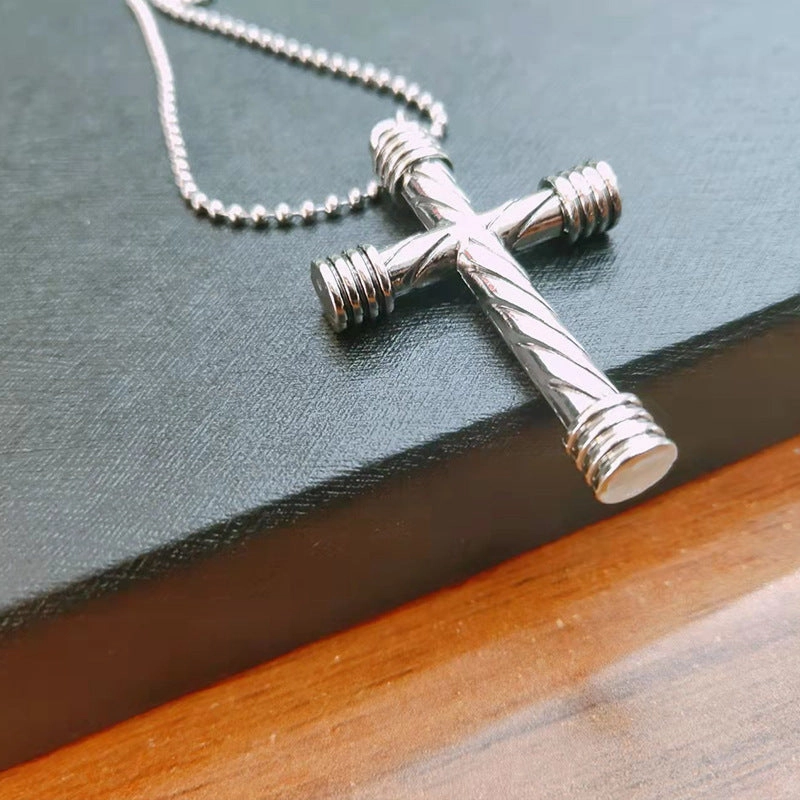Wholesale Titanium Steel Cross Necklace