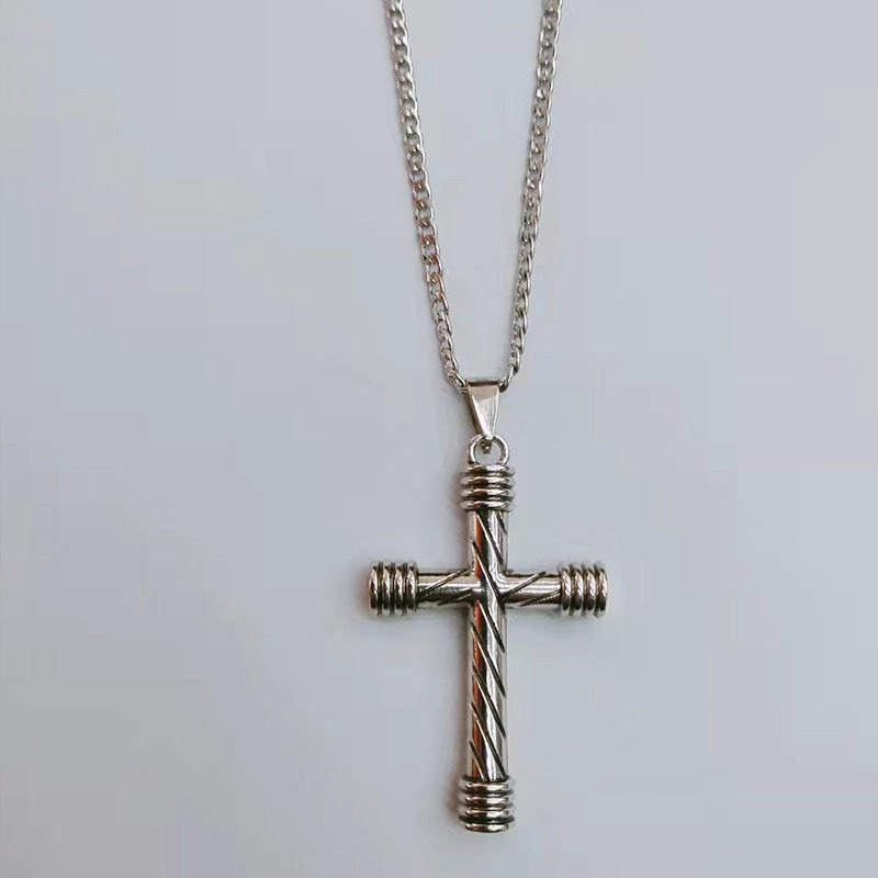 Wholesale Titanium Steel Cross Necklace