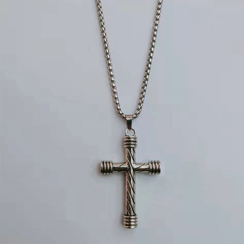 Wholesale Titanium Steel Cross Necklace