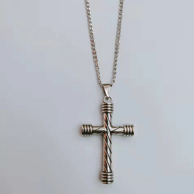 Wholesale Titanium Steel Cross Necklace