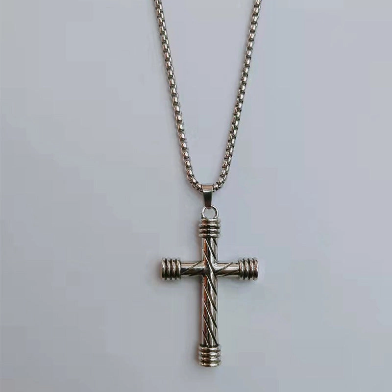 Wholesale Titanium Steel Cross Necklace