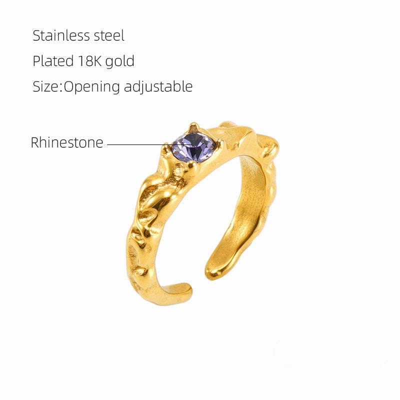Wholesale Titanium Steel Diamond Rings