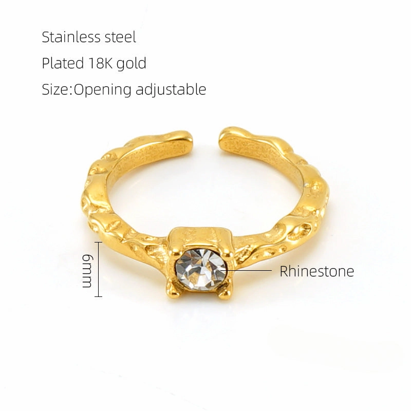 Wholesale Titanium Steel Diamond Rings
