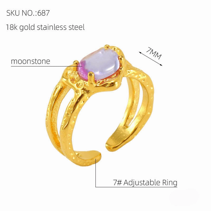 Wholesale Titanium Steel Diamond Rings