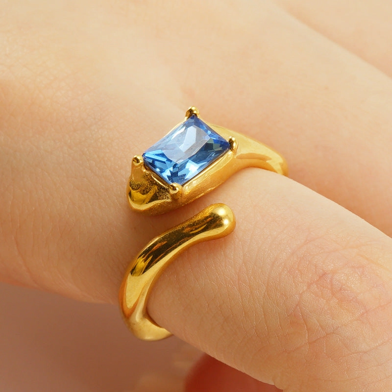 Wholesale Titanium Steel Diamond Rings
