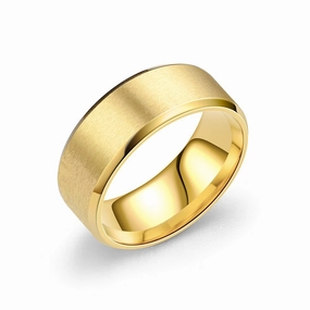 Wholesale Titanium Steel Frosted Ring