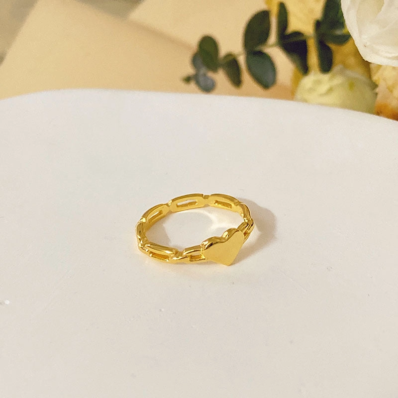 Wholesale Titanium Steel Gold Ring