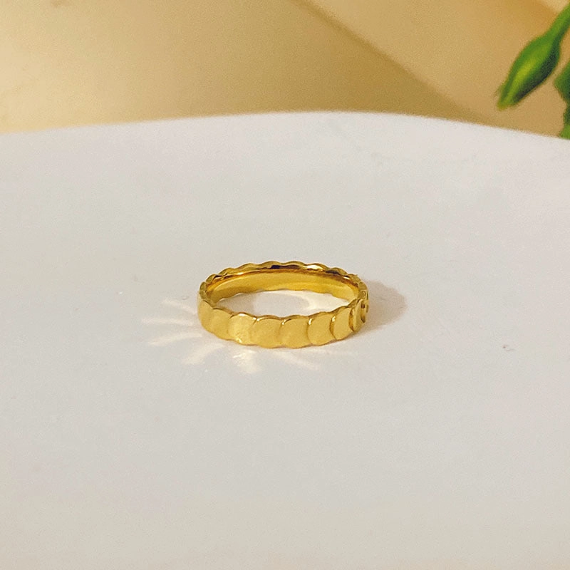 Wholesale Titanium Steel Gold Ring