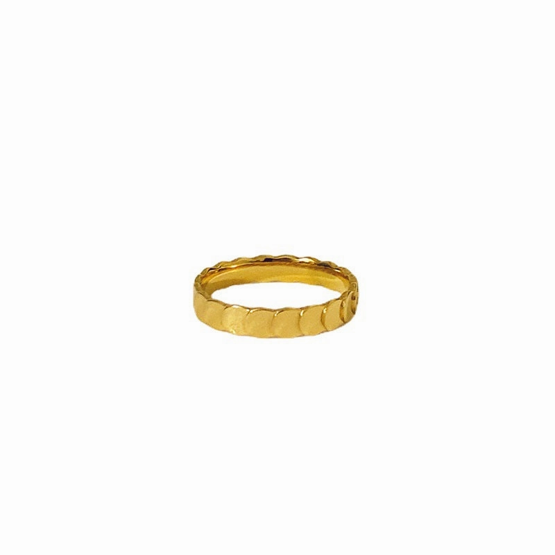 Wholesale Titanium Steel Gold Ring
