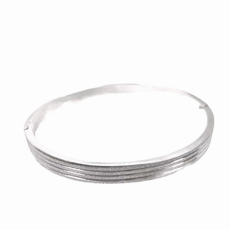 Wholesale titanium steel gold stripe bracelet