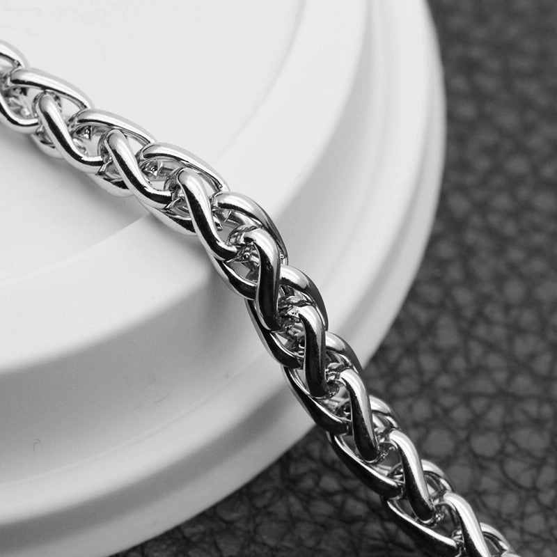 Wholesale Titanium Steel Keel Chain Flower Basket Chain Stainless Steel Necklaces