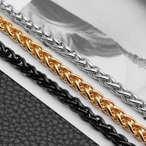 Wholesale Titanium Steel Keel Chain Flower Basket Chain Stainless Steel Necklaces