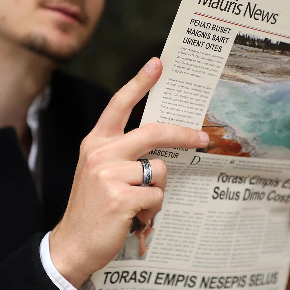 Wholesale Titanium Steel Men's Ring
