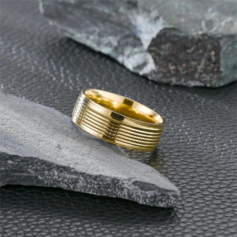 Wholesale Titanium Steel Men's Ring
