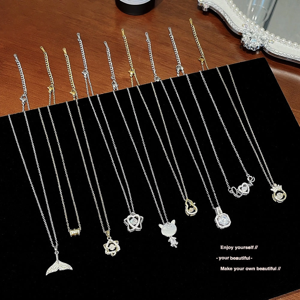 Wholesale Titanium Steel Necklace Clavicle Chain