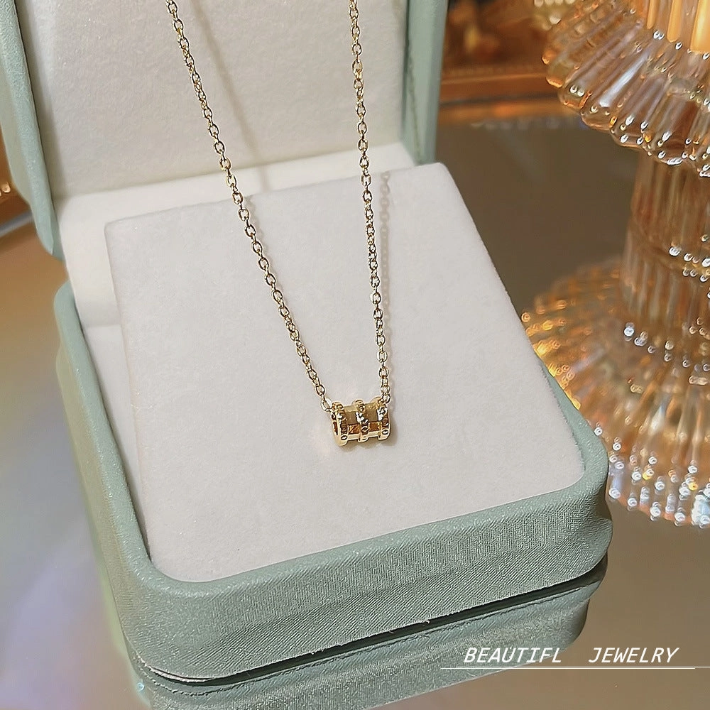 Wholesale Titanium Steel Necklace Clavicle Chain