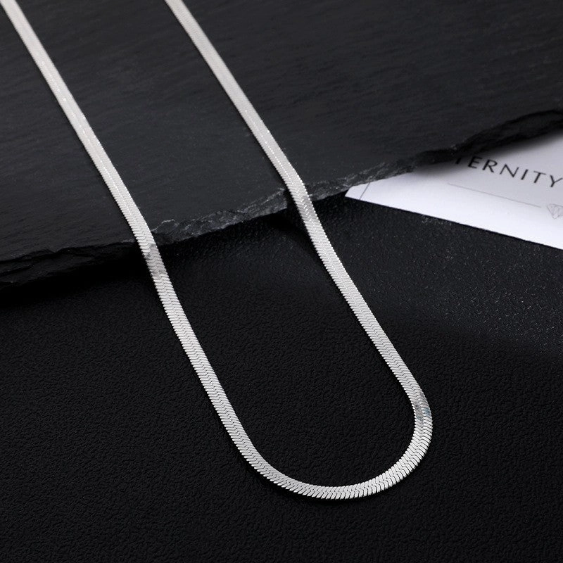 Wholesale Titanium Steel Non-fading Blade Chain Necklace