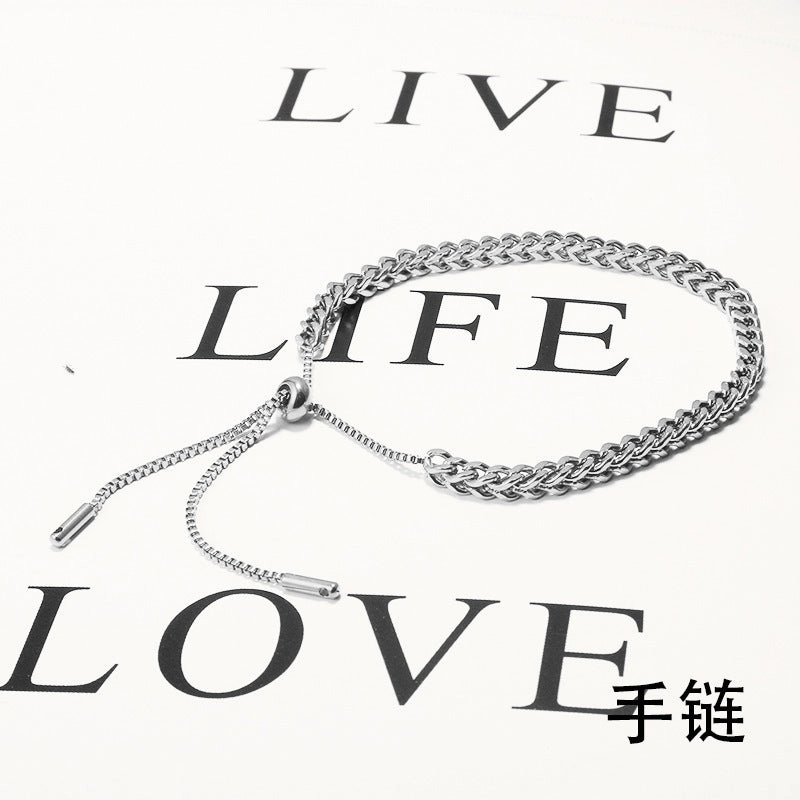 Wholesale Titanium Steel Non-fading Bracelet