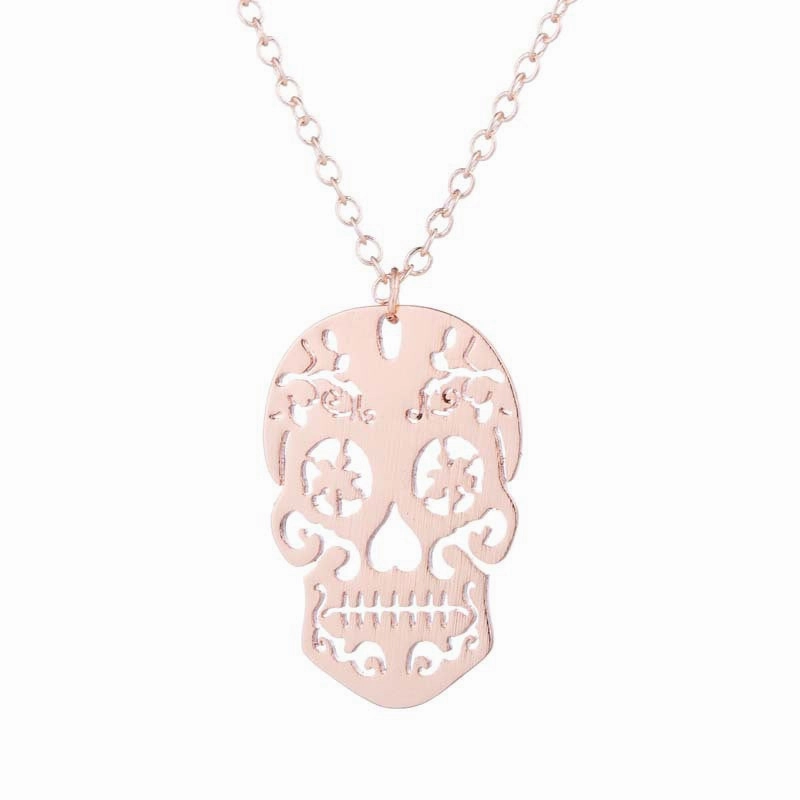 Wholesale Titanium Steel Pumpkin Ghost Necklace