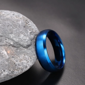 Wholesale Titanium Steel Smooth Ring