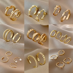 Wholesale Town Store Treasure Pearl Copper Ring
