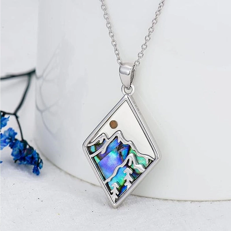Wholesale  Trendy Minimalist Faith Geometric Stainless Steel Pendant Necklaces