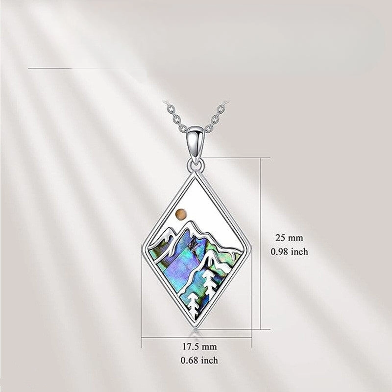 Wholesale  Trendy Minimalist Faith Geometric Stainless Steel Pendant Necklaces