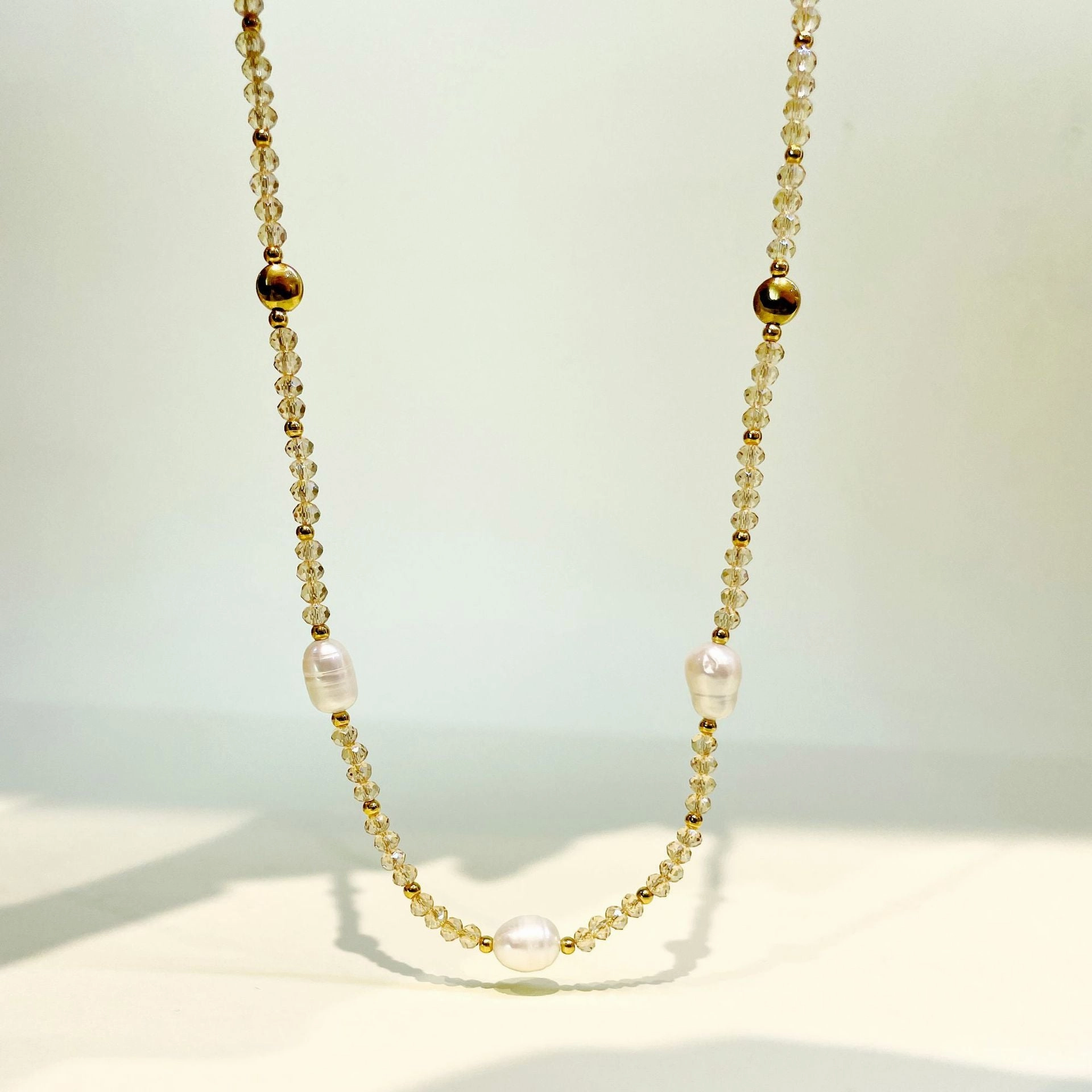 Wholesale Tropical Ocean Wind Multicolor Crystal Pearl Necklaces