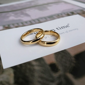 Wholesale Tungsten Steel Smooth Plain Circle Ring
