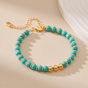 Wholesale Turquoise Handmade Metal Bracelet