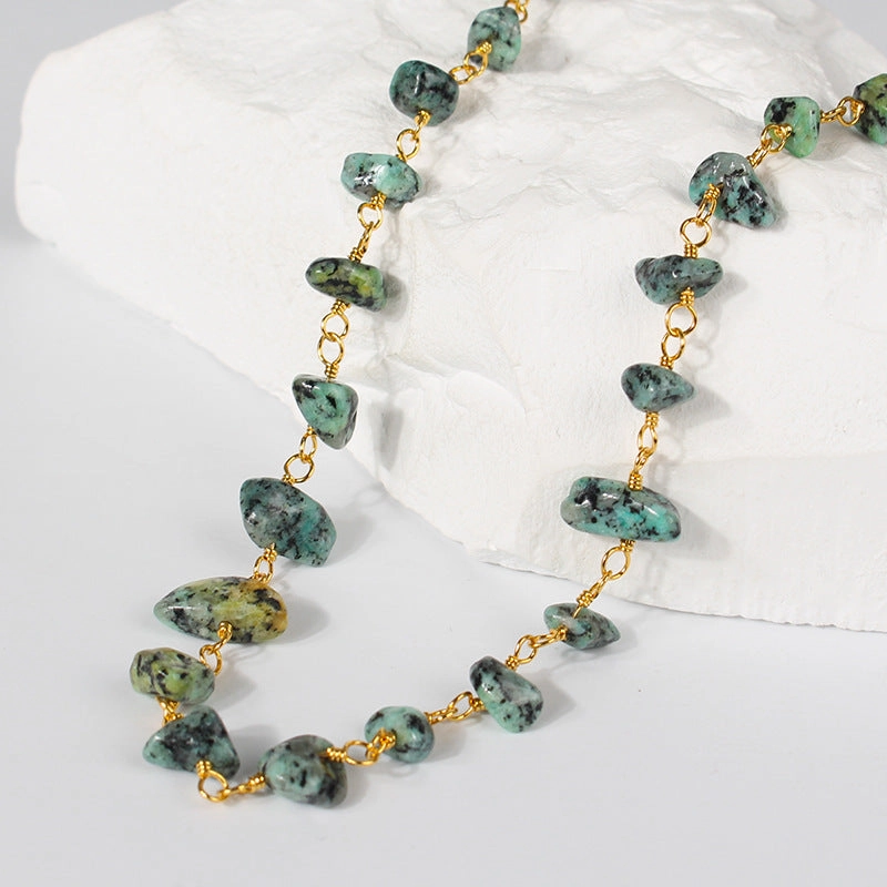 Wholesale Turquoise Natural Stone Beads Necklaces
