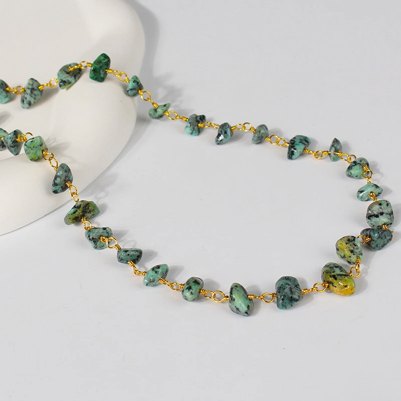 Wholesale Turquoise Natural Stone Beads Necklaces