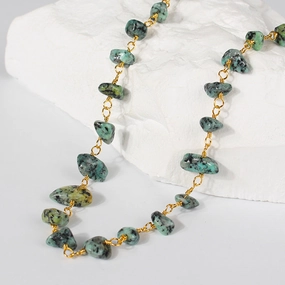 Wholesale Turquoise Natural Stone Beads Necklaces