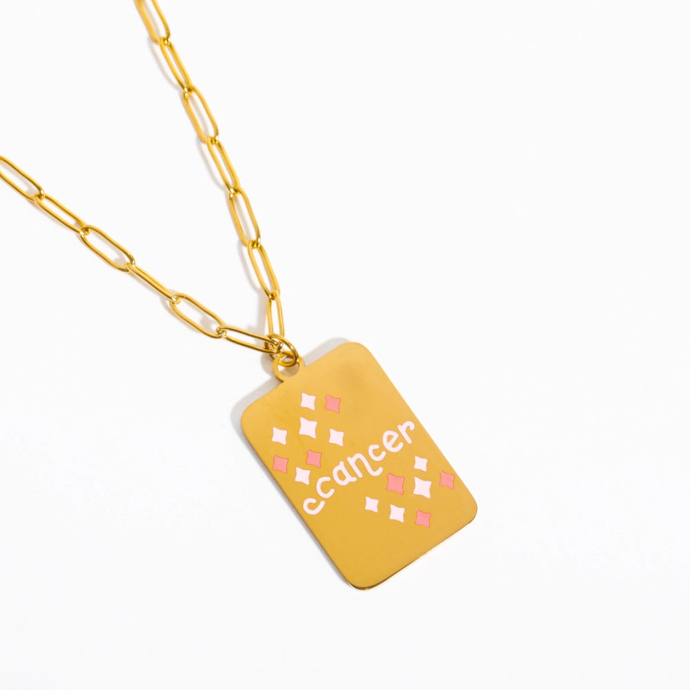 Wholesale Twelve Constellations Stainless Steel Necklace
