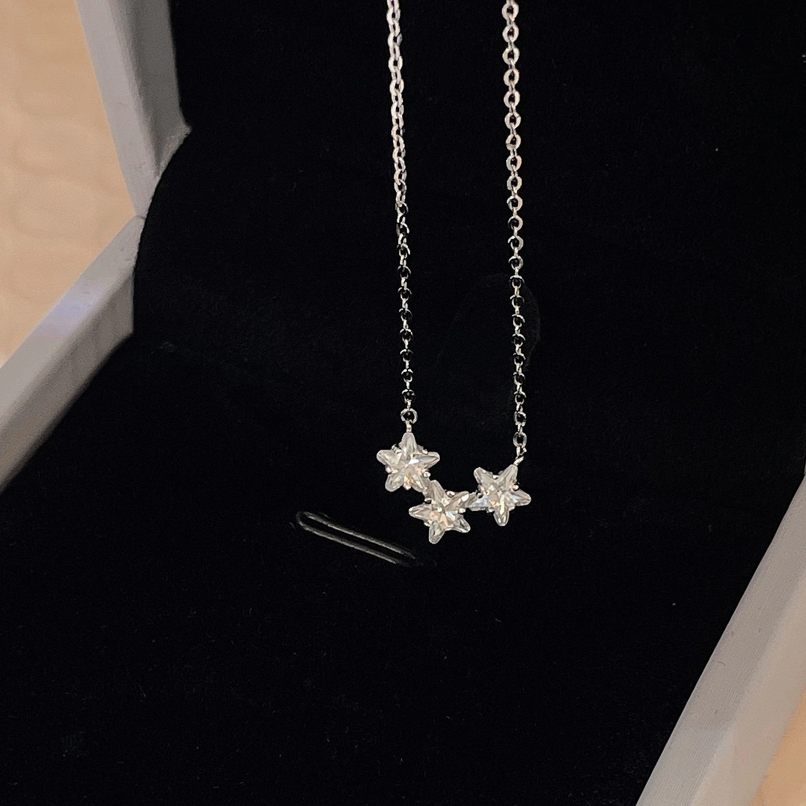 Wholesale Twinkle Star Copper Necklaces