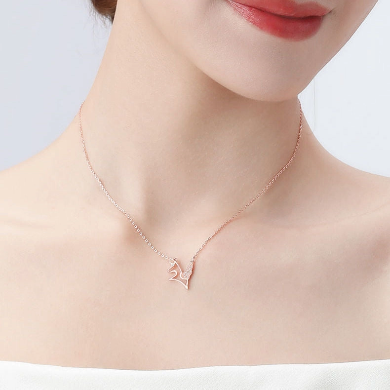 Wholesale Unicorn Diamond Alloy Necklaces