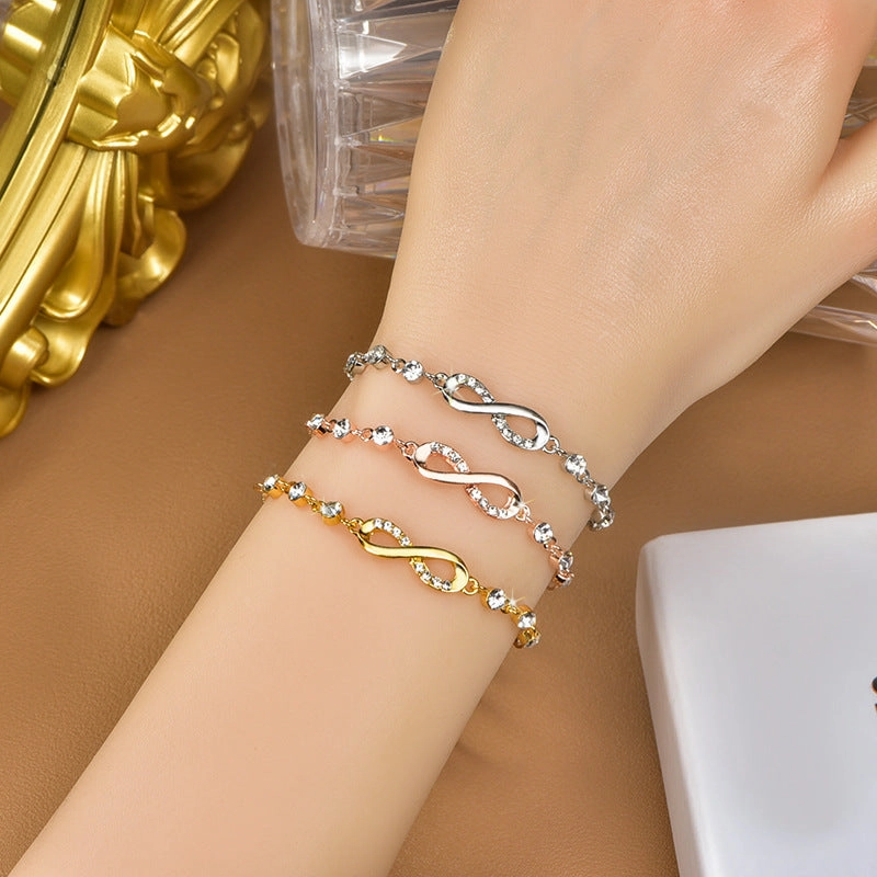Wholesale Unlimited Love Alloy Bracelet
