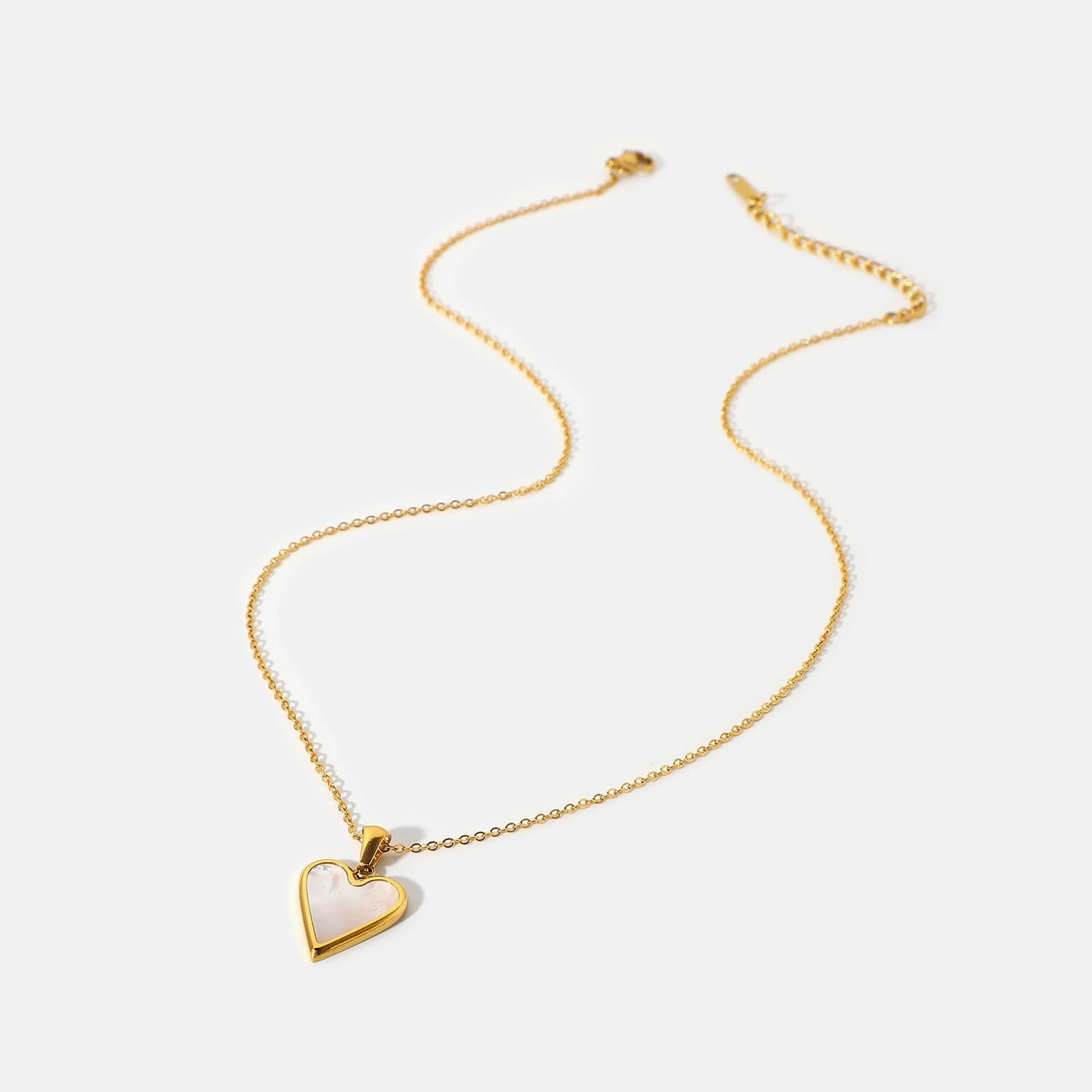 Wholesale Valentine's Day 18K Gold Love Titanium Steel Necklace